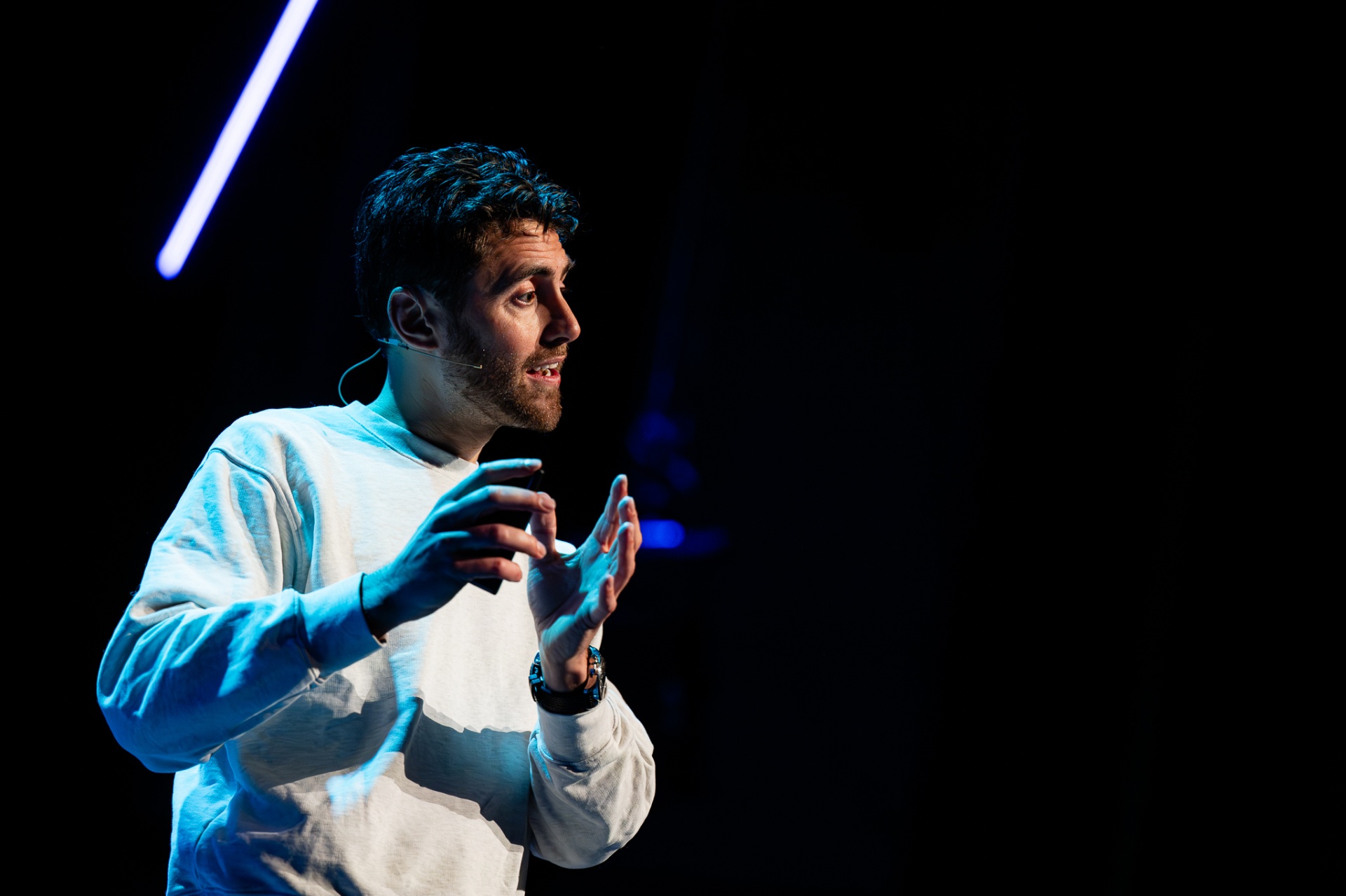 Laurens van Wesep geeft een workshop