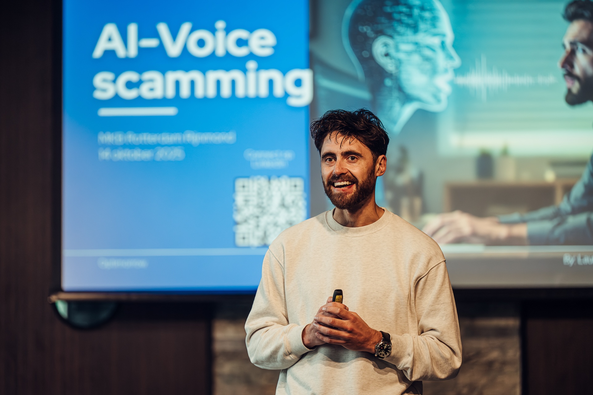 Laurens van Wesep over AI-voice scamming