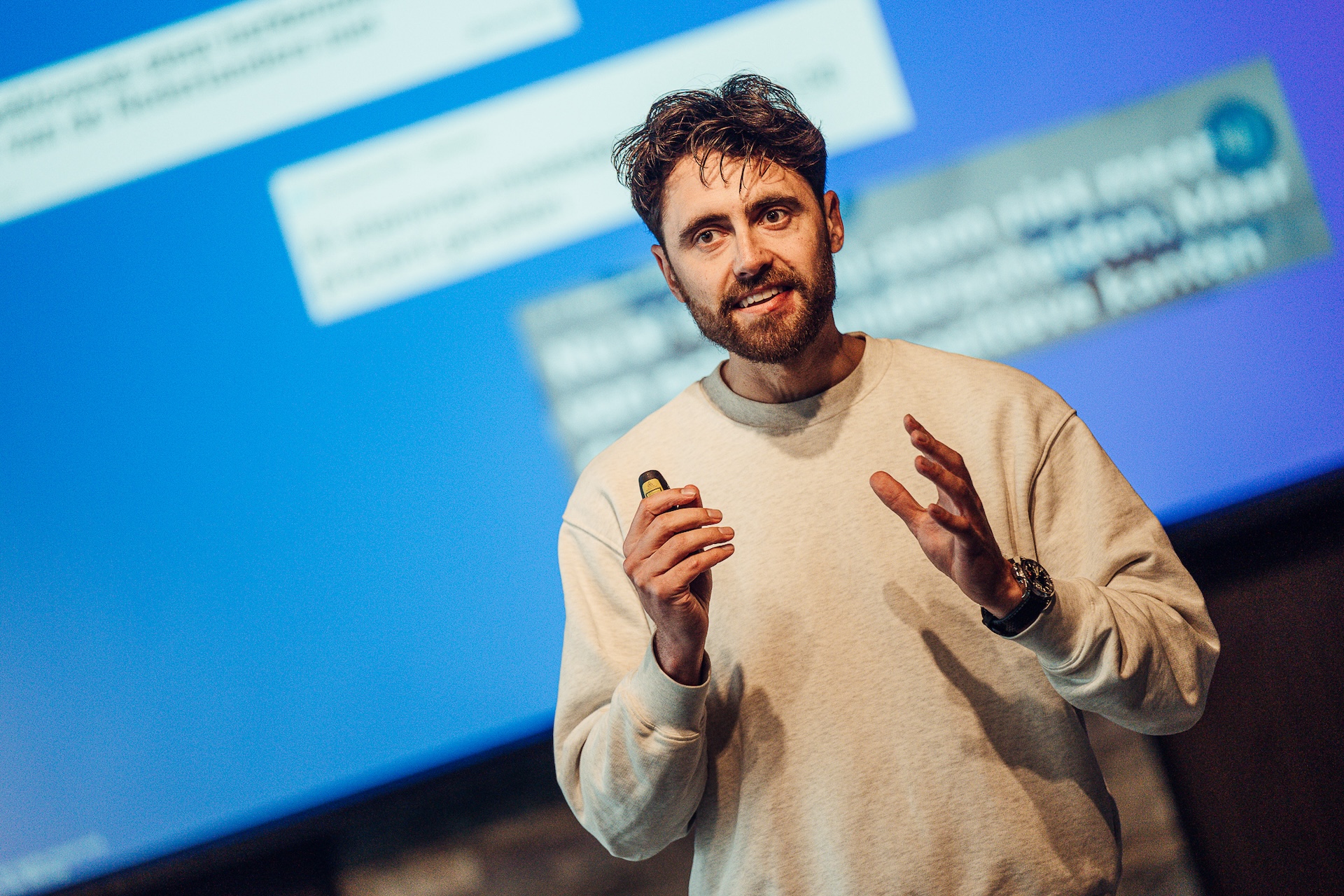 Laurens van Wesep presenteert bij MKB